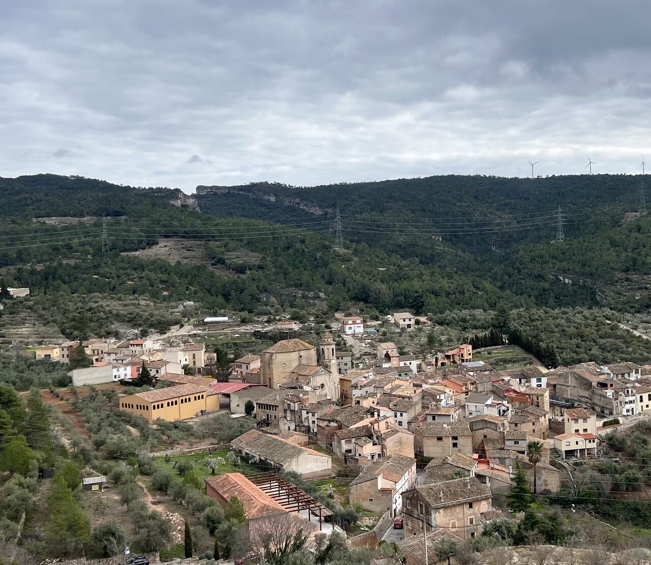 Vista panoràmica de Pradell de la Teixeta